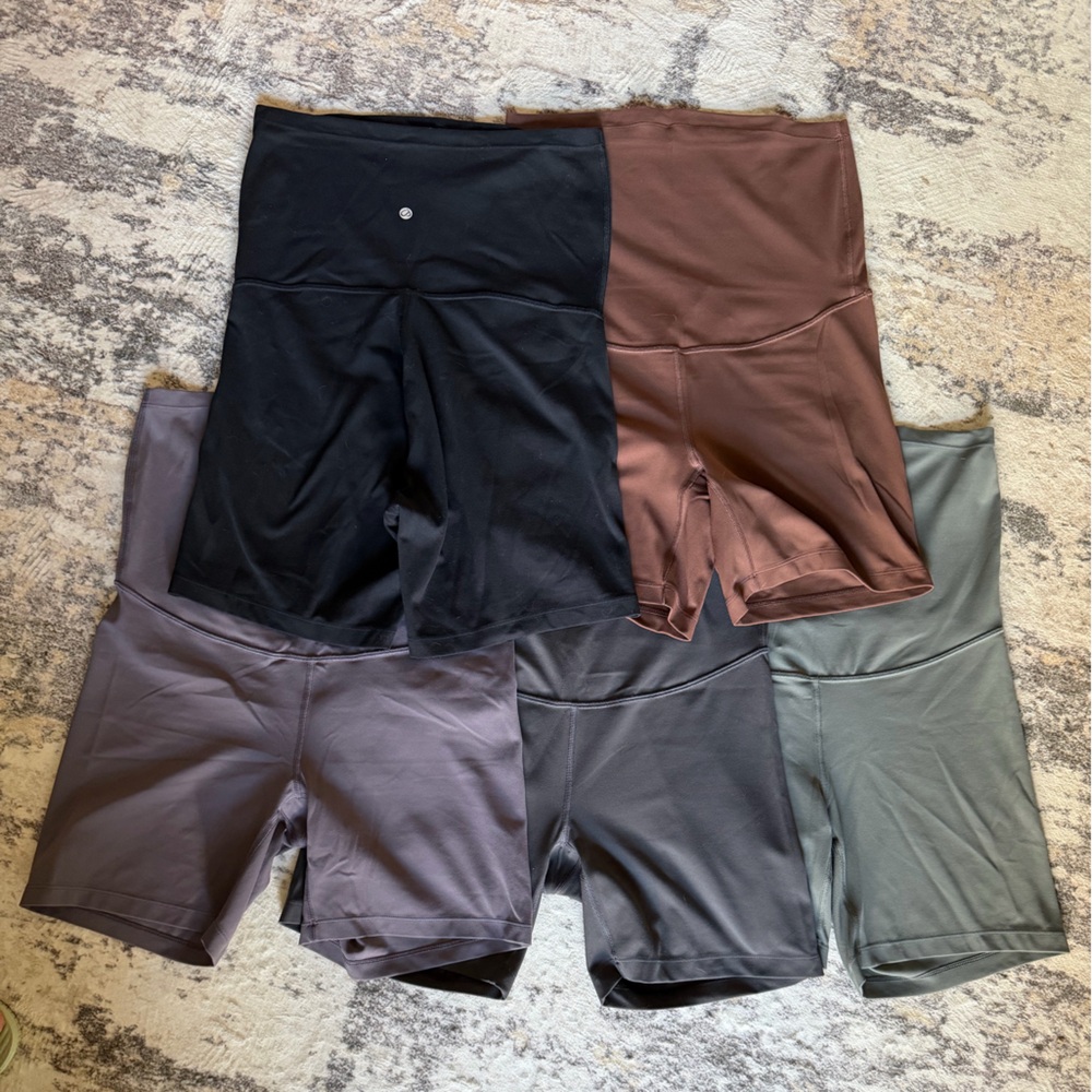 CRZ YOGA Women's Athletic Shorts - Black, Brown, Gray, Green